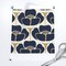Flowers Art Deco 1920S Floral Navy Indigo Gold Blue Dress Fashion Pink Cream Custom Pre-pasted Wallpaper by Spoonflower Pre-Pasted Wallpaper 2FT Wide